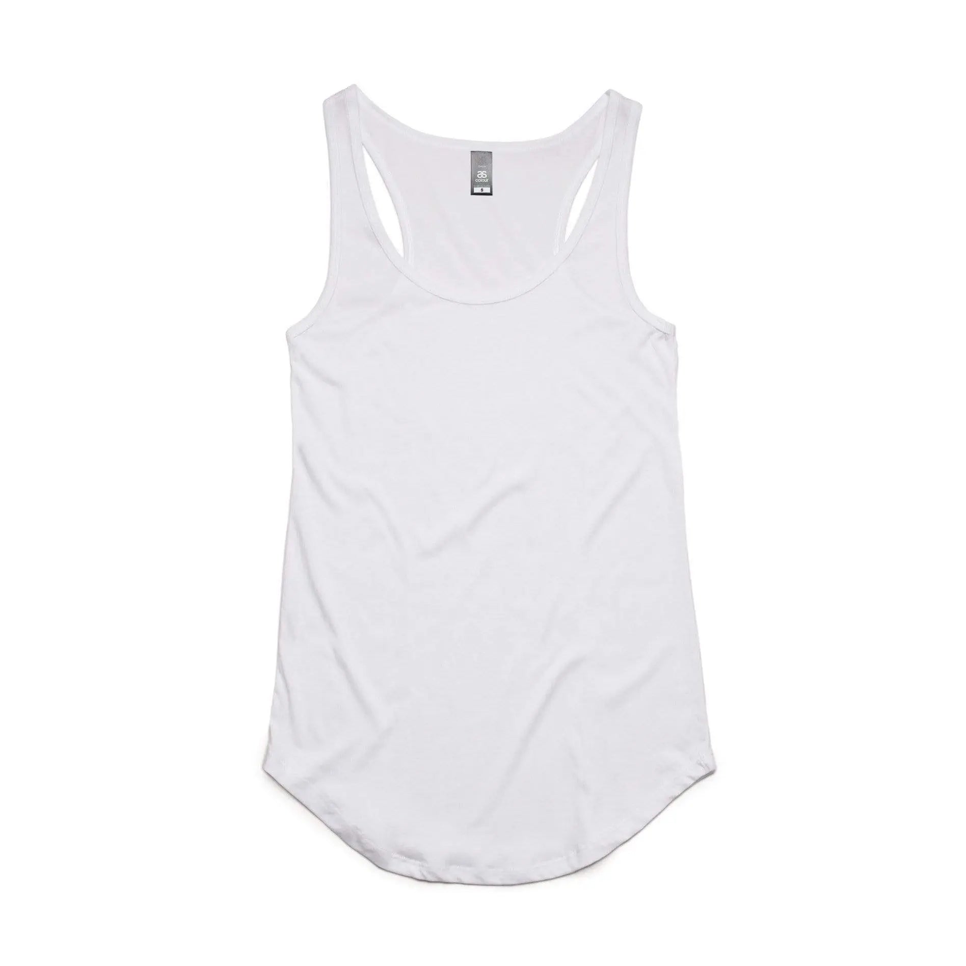 As Colour Women's dash singlet 4007 Casual Wear As Colour WHITE XSM